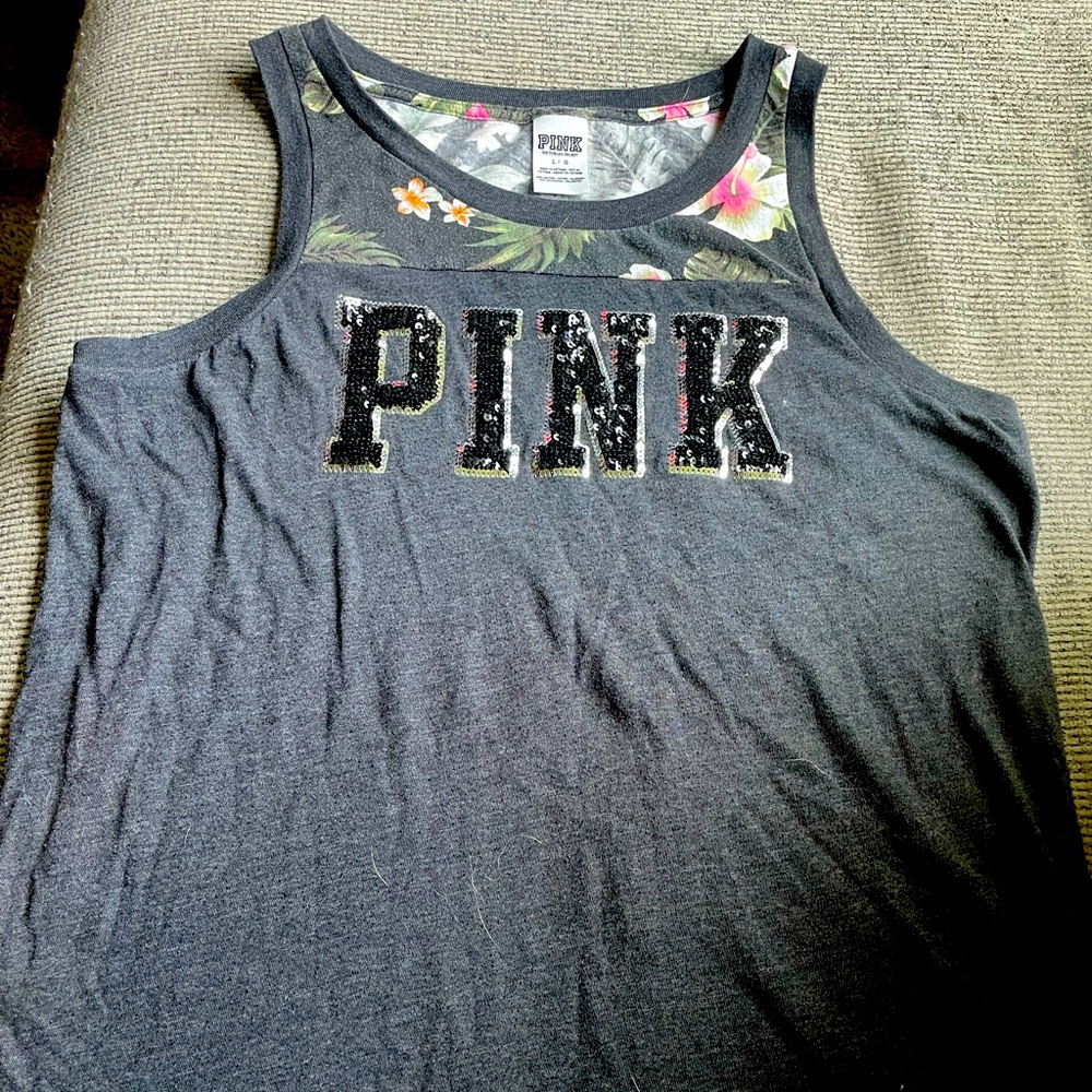 PINK tank top size LG